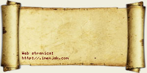 Jana Bocokić vizit kartica